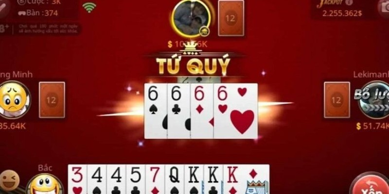 Tứ quý chặt được gì luôn là thắc mắc lớn với người mới chơi tiến lên